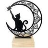 Statuettes et figurines Signes Grimalt Figurine Chat S/Lune L Noir Unique. . Maison & D&eacute;co > Statuettes et figurines.