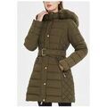 Manteaux sur Grenoble : Manteau Kebello Doudoune Mi Longue F, Vert