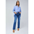 Jeans Salsa Jean FAITH PUSH IN DROIT Bleu