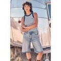 T-shirt Wrangler D&eacute;bardeur RINGER TANK Mazarine Blue Bleu