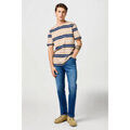 Tee-shirts sur Grenoble : T-shirt Wrangler Tee Shirt STRIPE TEE Timberwolf