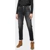 Jeans Le Temps des Cerises Jeans 400/18 mom basic taille haute 7/8&egrave;me noir Noir