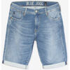 Short Le Temps des Cerises Bermuda jogg lo bleu d&eacute;lav&eacute; Bleu