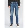 Jeans Le Temps des Cerises Jeans 400/17 mom basic taille haute 7/8&egrave;me destroy bleu Bleu