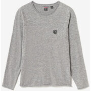 Pull Le Temps des Cerises Pull terry gris chin&eacute; Gris
