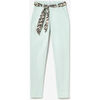 Pantalon Le Temps des Cerises Pantalon chino dyli3 vert d'eau