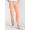 Pantalon Le Temps des Cerises Pantalon chino dyli3 p&ecirc;che Blanc