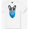 T-shirt Le Temps des Cerises T-shirt gan blanc imprim&eacute; Blanc