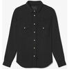 Chemise Le Temps des Cerises Chemise juanita en jeans noir brut