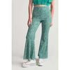 Pantalon enfant Le Temps des Cerises Pantalon jayagi &agrave; motif fleuri Vert