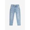Jeans Le Temps des Cerises Jeans 400/60 girlfriend mana taille haute destroy bleu