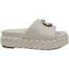 Mules Caf&eacute; Noir C1HH9111 Blanc