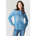 Chemises sur Grenoble : Chemise Le Temps des Cerises Chemise en jeans juanita bleu d&eacute;lav&eacute; Bleu