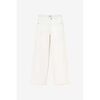 Pantalon enfant Le Temps des Cerises Rommigi jeans large taille haute blanc