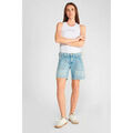 Short Le Temps des Cerises Short en jeans goudes bleu