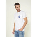 T-shirt Le Temps des Cerises T-shirt santiago blanc imprim&eacute; Blanc Grenoble