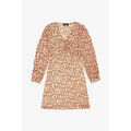 Robe Le Temps des Cerises Robe nahia beige &agrave; motif Beige
