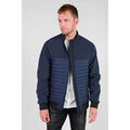Blouson Le Temps des Cerises Veste bi-mati&egrave;re garel bleu marine Bleu Grenoble