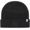 Bonnet '47 Brand 47 BEANIE MLB NEW YORK YANKEES RAISED BKD BLACK