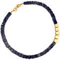 Collier Les Reines Nocturne - Collier de perles (Lapis) Grenoble