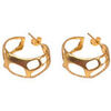 Boucles oreilles Les Reines Boucles d'oreilles Golden Grid