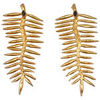 Boucles oreilles Les Reines Boucles d'oreilles en plume d'or