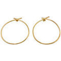 Boucles d'oreille sur Grenoble : Boucles oreilles Les Reines Boucles d'oreilles Delphi dor&eacute;es multicolor