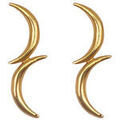 Boucles d'oreille sur Grenoble : Boucles oreilles Les Reines Boucles d'oreilles miroir lunaire