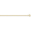 Colliers sur Grenoble : Collier Brillaxis Cha&icirc;ne maille for&ccedil;at or jaune 9 carats 1.4mm Jaune