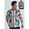 Chemise Kebello Chemise H, Blanc Grenoble