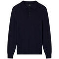 Tee-shirts sur Grenoble : T-shirt EAX Polo &agrave; manches longues Bleu
