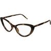 Lunettes de soleil Saint Laurent SL 777 Cadres Optiques, Havana/Transparent, 55 mm