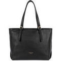 Sac a main LANCASTER Sac cabas &eacute;paule Dune Noir Grenoble