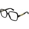 Lunettes de soleil Gucci GG1193O Cadres Optiques, Noir/Transparent, 56 mm