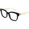 Lunettes de soleil Gucci GG0958O Cadres Optiques, Noir/Transparent, 49 mm