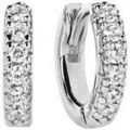Boucles d'oreille sur Grenoble : Boucles oreilles Sif Jakobs Cr&eacute;oles Ellera argent petit mod&egrave;le Blanc