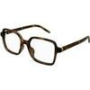 Lunettes de soleil Saint Laurent SL M139 Cadres Optiques, Havana/Transparent, 54 mm