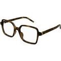 Lunettes sur Grenoble : Lunettes de soleil Saint Laurent SL M139 Cadres Optiques, Havana/Transparent, 54 mm