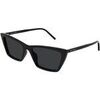 Lunettes de soleil Saint Laurent SL 737 MICA THIN Lunettes de soleil, Noir/Noir, 54 mm