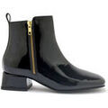 Bottes femme sur Grenoble : Bottines Pediconfort Boots vernies en cuir
