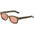 Lunettes sur Grenoble : Lunettes de soleil Retrosuperfuture ON5 Lunettes de soleil, Vert/Marron, 53 mm