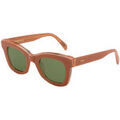 Lunettes sur Grenoble : Lunettes de soleil Retrosuperfuture CXY Lunettes de soleil, Rose/Vert, 50 mm
