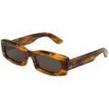 Lunettes sur Grenoble : Lunettes de soleil Retrosuperfuture HHJ Lunettes de soleil, Havana/Gris, 53 mm
