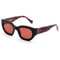 Lunettes sur Grenoble : Lunettes de soleil Retrosuperfuture 38Y Alva Lunettes de soleil, Noir/Marron, 53 mm