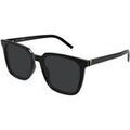 Lunettes sur Grenoble : Lunettes de soleil Saint Laurent SL M146 Lunettes de soleil, Noir/Noir, 54 mm