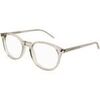 Lunettes de soleil Saint Laurent SL 106 Cadres Optiques, Beige/Transparent, 50 mm