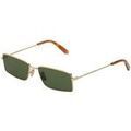 Lunettes sur Grenoble : Lunettes de soleil Retrosuperfuture R0T Lunettes de soleil, Or/Vert, 55 mm Dor&eacute;