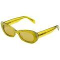 Lunettes sur Grenoble : Lunettes de soleil Retrosuperfuture I99 Lunettes de soleil, Jaune/Jaune, 52 mm