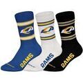Chaussettes Nfl unisexe Chaussettes Paquet de 3 3Pack Crew Socks Grenoble