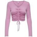 Pull Only ONLSHIA L/S RUCHING SHORT TOP JRS